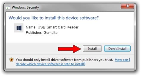 gemalto smart card driver windows 10 64 bit|install Gemalto smart card reader.